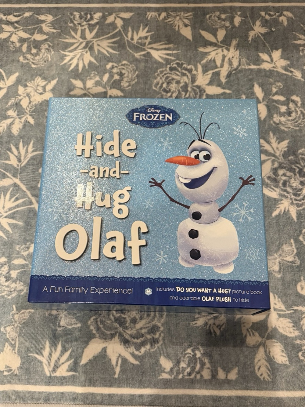 Disney Hide and Hug Olaf: A Fun Family Experience Olaf Plush Storybook Set